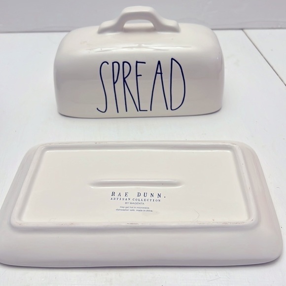Rae Dunn Spread Butter Dish Ceramic Artisan Collection by Magenta - Picture 5 of 8